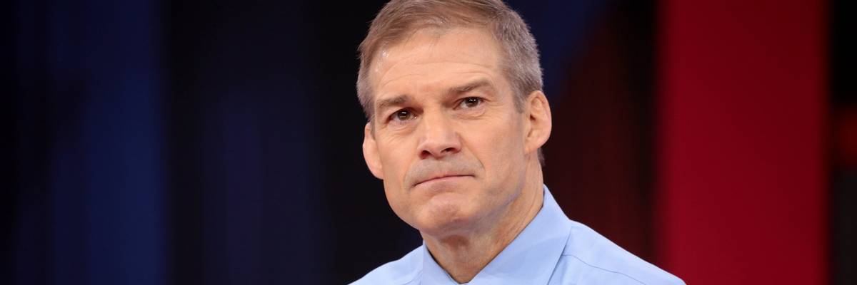 Rep. Jim Jordan looking glum at the