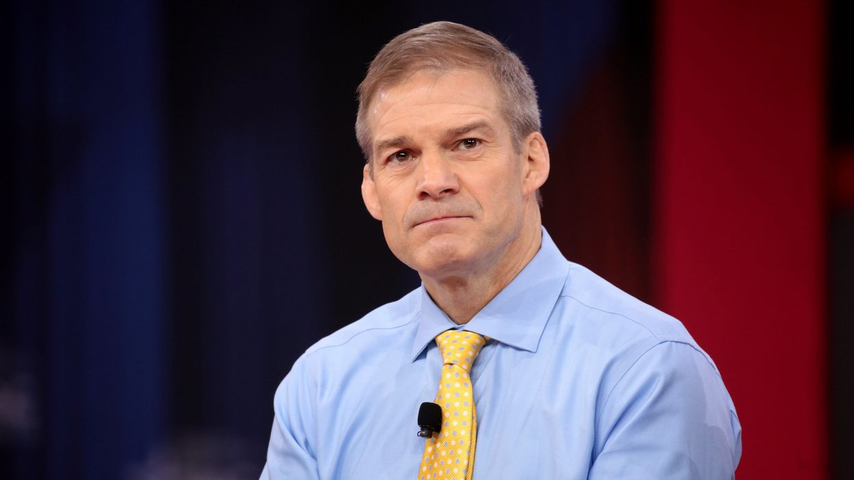 Rep. Jim Jordan looking glum at the