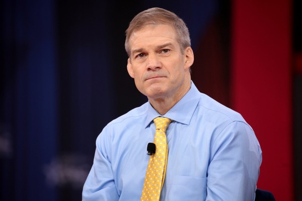Rep. Jim Jordan looking glum at the