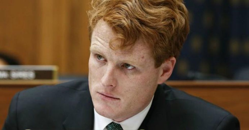Rep. Joseph Kennedy III, seen here attending 2013 House Foreign Affairs Committee meeting. (J. Scott Applewhite/AP)