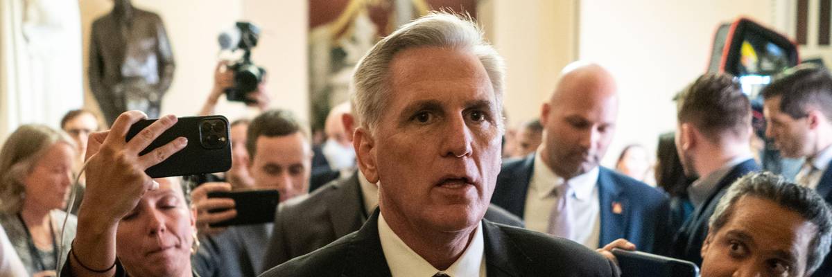Rep. Kevin McCarthy walks to the House chamber