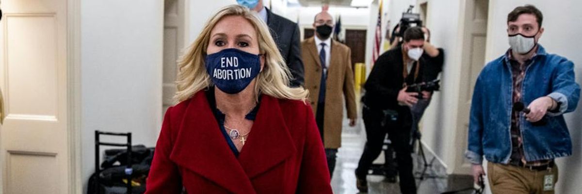 'We Can't Act Like This Isn't Happening': Marjorie Taylor Greene--and House GOP Caucus--Rebuked for Bigoted, Anti-Trans Speech on House Floor