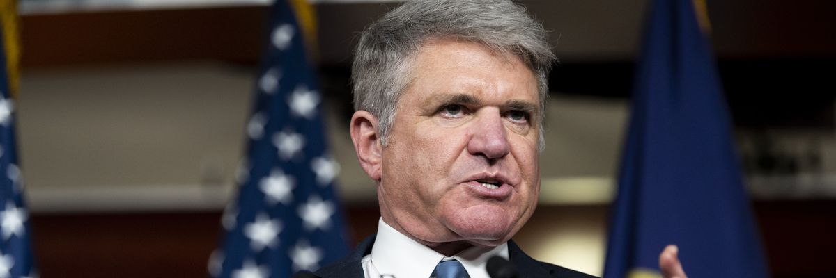 Rep. Michael McCaul (R-Texas) speaks at a news conference