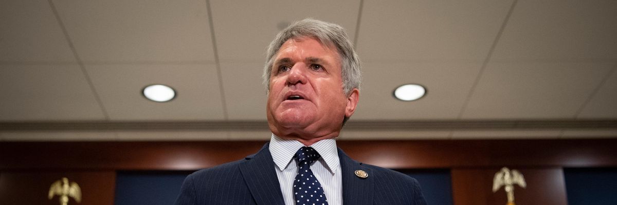 Rep. Michael McCaul speaks at a press conference