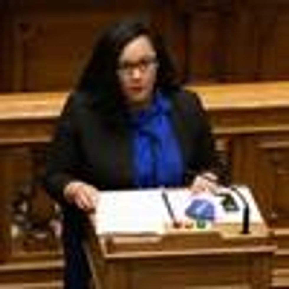 Rep. Nikema Williams on the House floor.