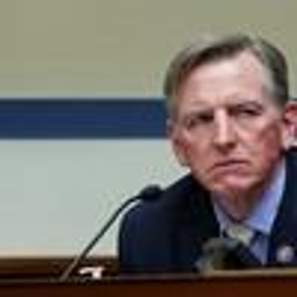 Rep. Paul Gosar attends a committee hearing.