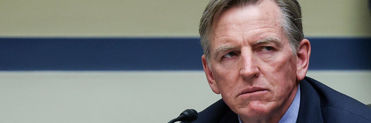 Rep. Paul Gosar attends a committee hearing.