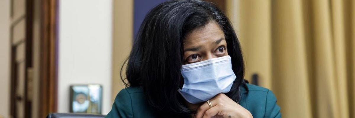 After Positive Covid Test, Jayapal Demands House Sergeant at Arms Remove GOP Lawmakers Who Refuse Masks
