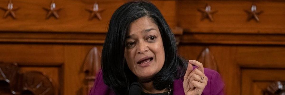 'Not Gonna Fly': Jayapal Warns Democrats Against Using Advice of Unelected Parliamentarian as Excuse Not to Pass $15 Wage