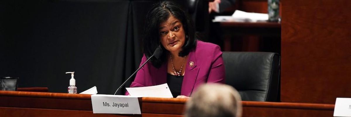 Jayapal Calls on Biden to Fire Trump Social Security Holdovers for 'Appalling' Relief Check Sabotage