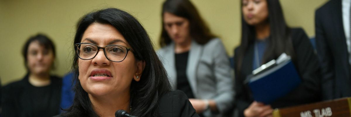 'These Are Huge Checks Being Written to Boeing and Lockheed': Rep. Rashida Tlaib Rips Endless War Budget as House Passes $733B in Military Spending
