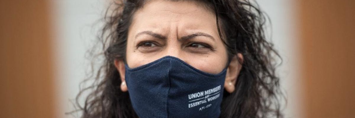After Biden Unveils Covid-19 Relief Plan, Tlaib Doubles Down on Demand for $2,000 Monthly Payments