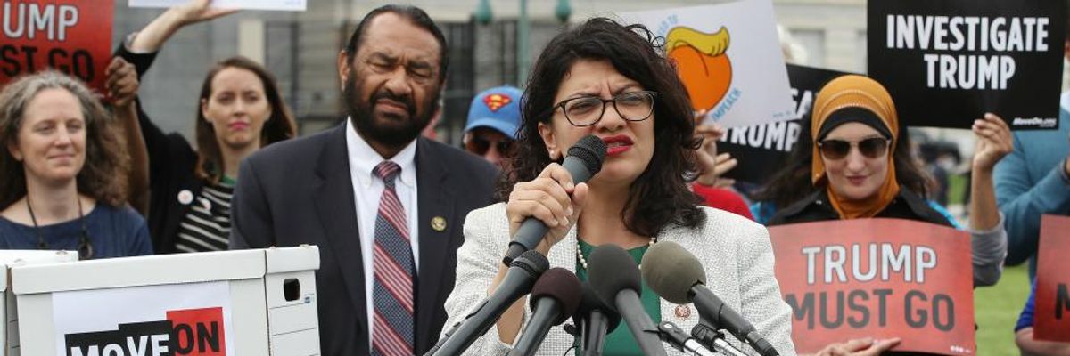Resolution Condemning Trump's Racist Attacks 'Not Enough,' Say Progressives: 'We Must Impeach'