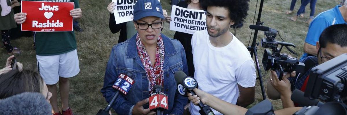 'We Will Have Her Back': Jewish Constituents Rally Behind Rashida Tlaib Amid Trump Attacks