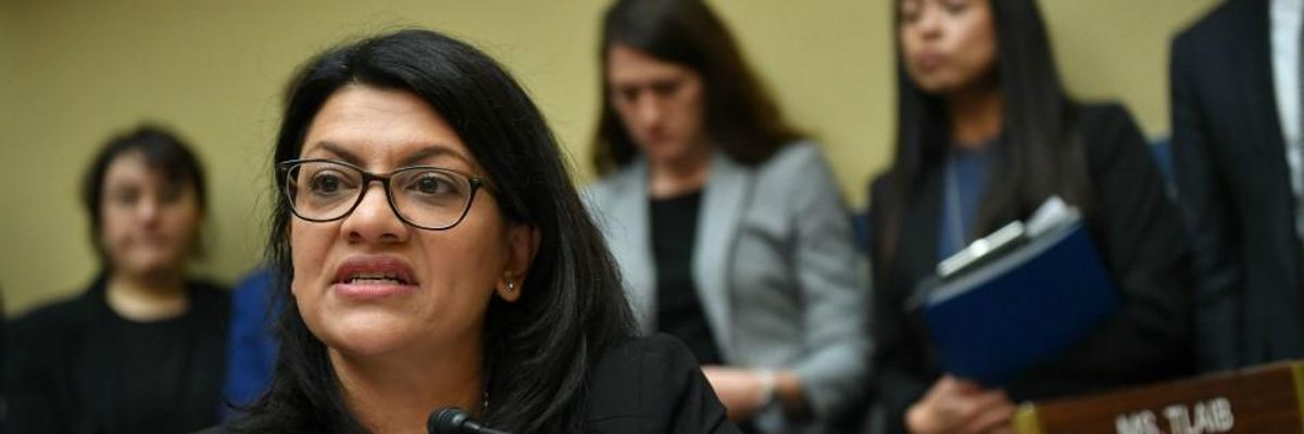 Praised for 'Braving the Smears,' Tlaib Votes Against $1 Billion in Military Aid to Israel