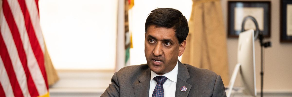 Rep. Ro Khanna speaks to reporters