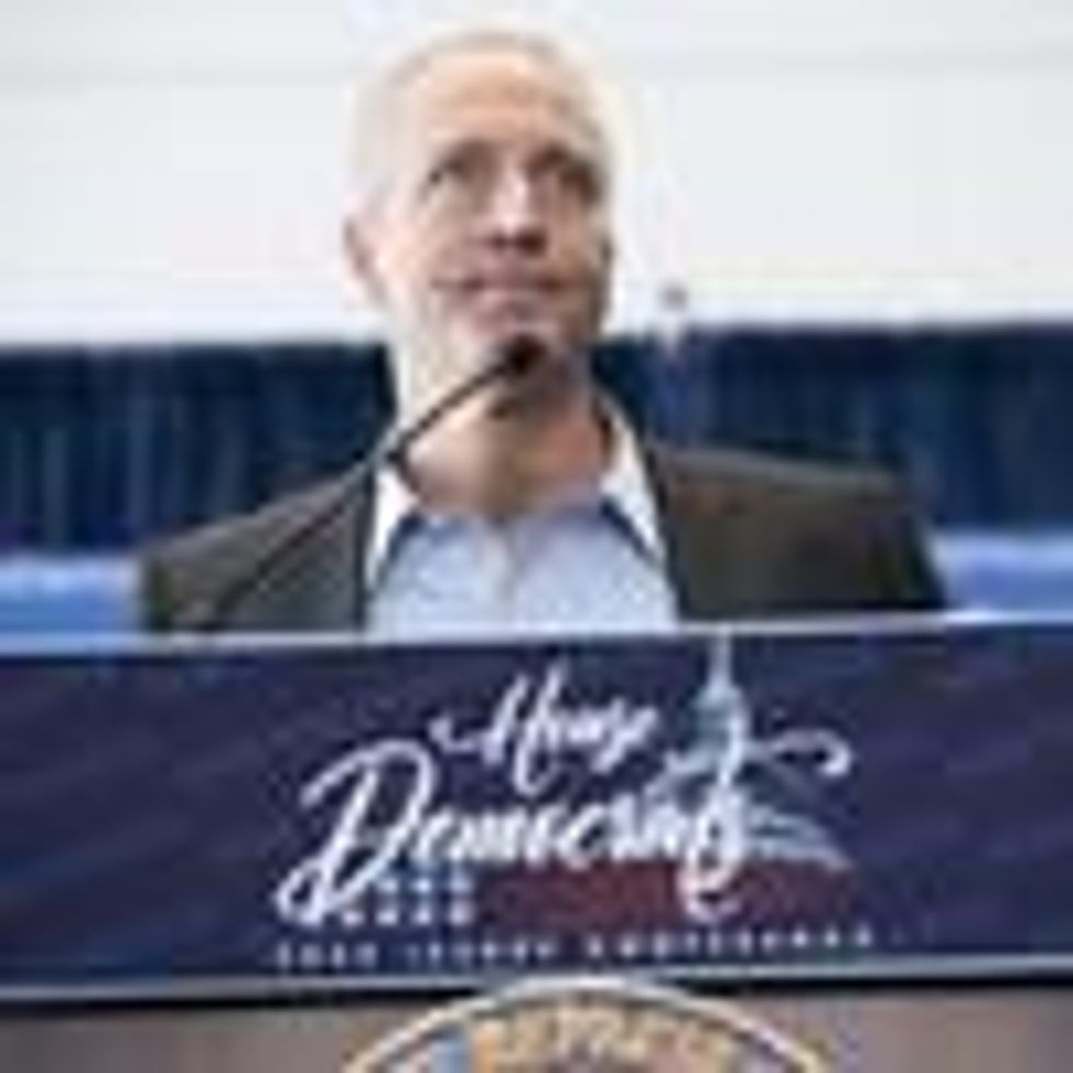 Rep. Sean Patrick Maloney (D-N.Y.) speaks with reporters in Philadelphia on March 10, 2022.