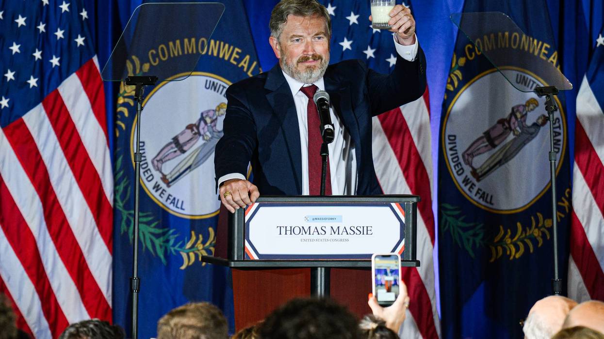 Rep. Thomas Massie Holds Primary Election Night Event In Hebron, Kentucky