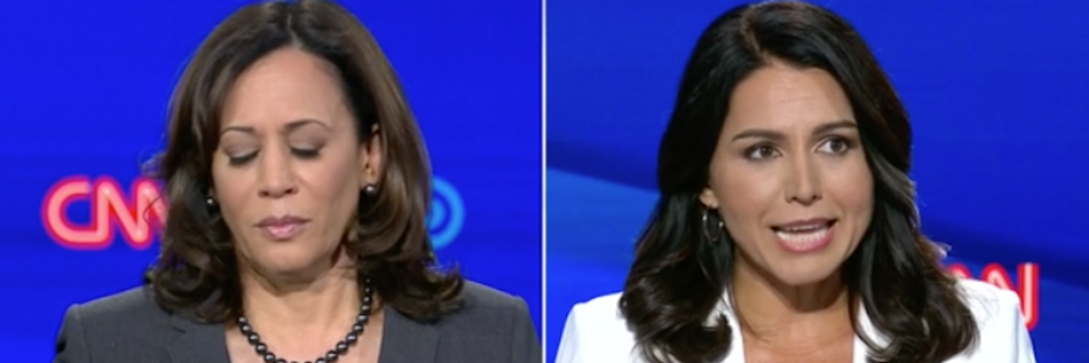 Progressives Say Kamala Harris Team 'Inventing Conspiracies' About Tulsi Gabbard Rather Than Addressing Critiques