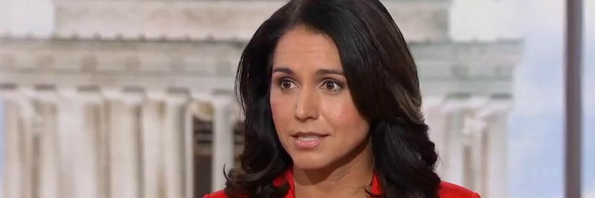Tulsi Gabbard Says She Would Pardon Snowden and Drop All US Charges Against Assange If Elected President in 2020