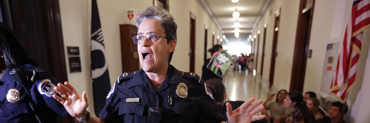 ACLU Objects After Capitol Hill Police Tell Journalists to Delete Protest Photos