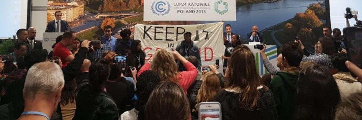 Coal in, Activists Kept Out at Katowice Climate Talks