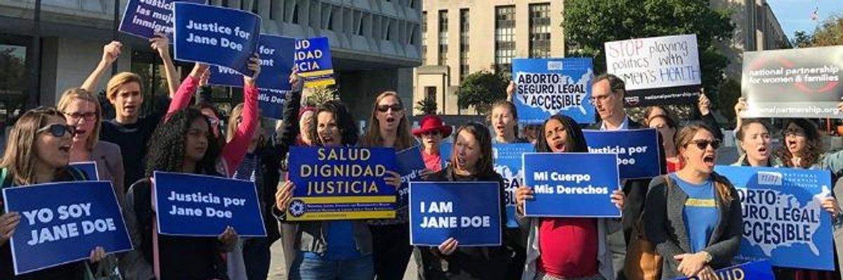 #JusticeForJane: Abortion Rights Activists Rally as US Govt Holds Teen 'Hostage'