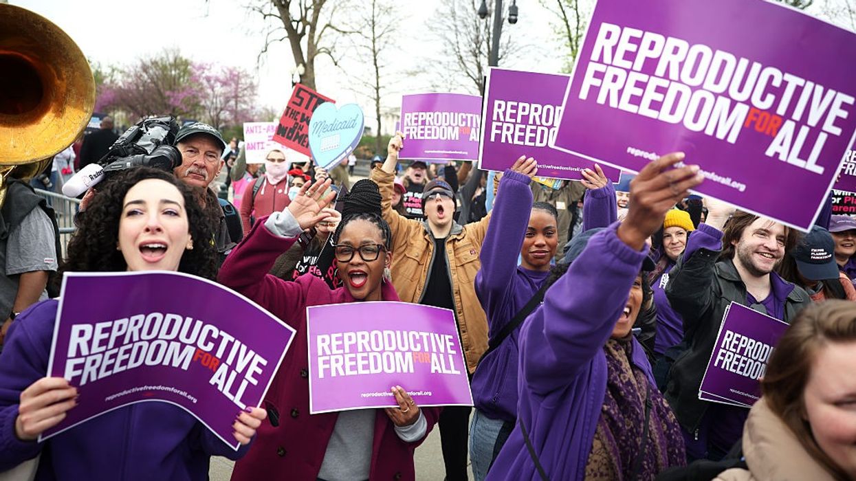 Reproductive Rights Advocates Rally As Supreme Court Hears Planned Parenthood Case