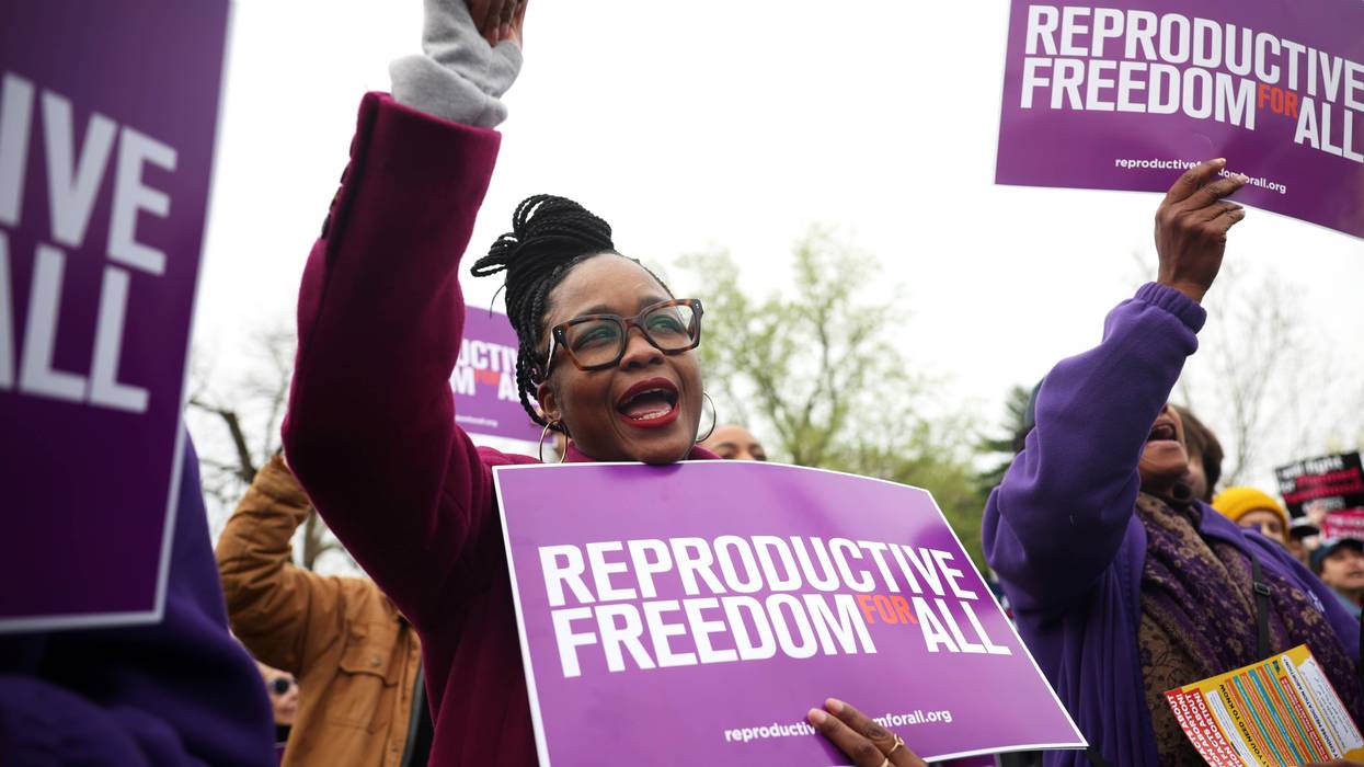 Reproductive Rights Advocates Rally As Supreme Court Hears Planned Parenthood Case