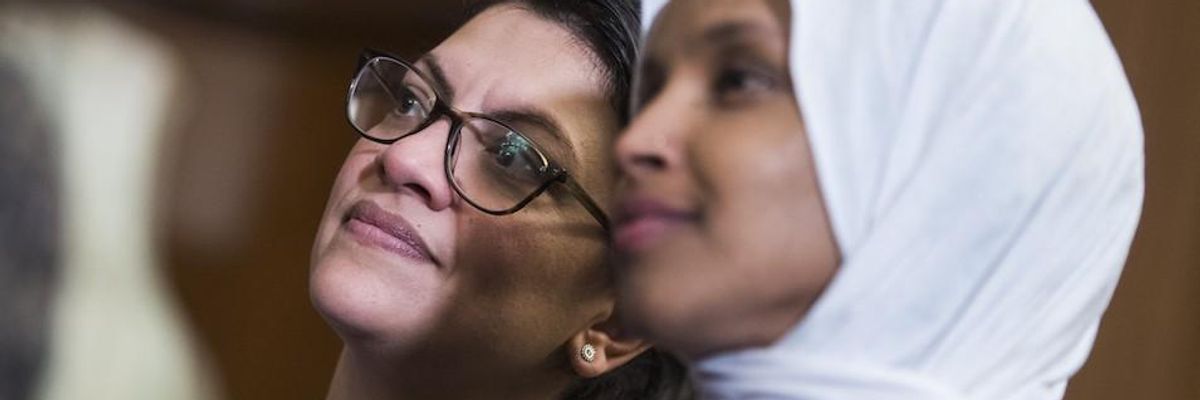 Reps. Ilhan Omar (D-Minn.) and Rashida Tlaib (D-Mich.)