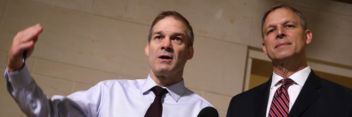 Reps. Jim Jordan (R-Ohio) and Scott Perry (R-Pa.)