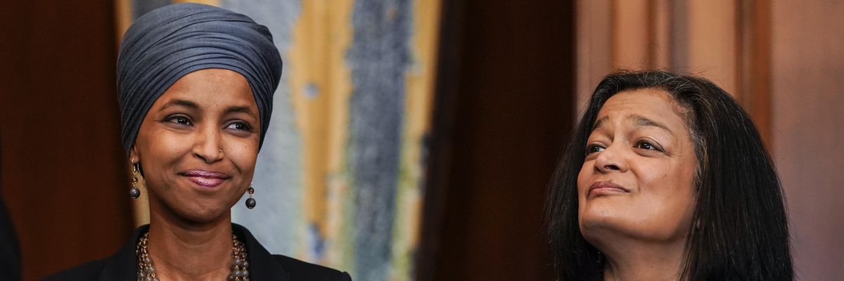Reps. Pramila Jayapal and Ilhan Omar