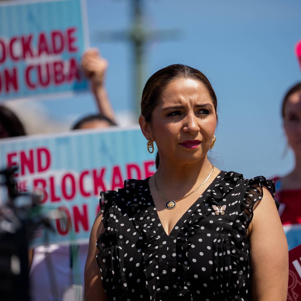 Reps. Ramirez And Jayapal Holds Capitol Hill Press Conference Calling For End To Cuba Blockade