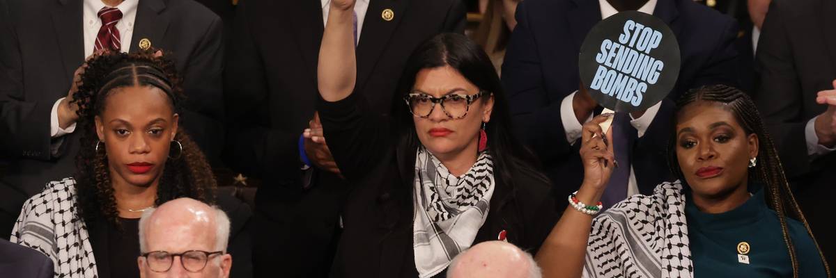 Reps. Rashida Tlaib and Cori Bush