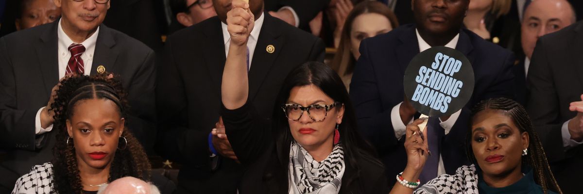 Reps. Rashida Tlaib and Cori Bush