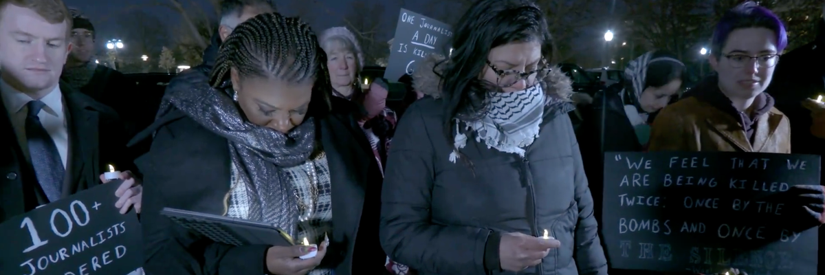 Reps. Rashida Tlaib and Cori Bush