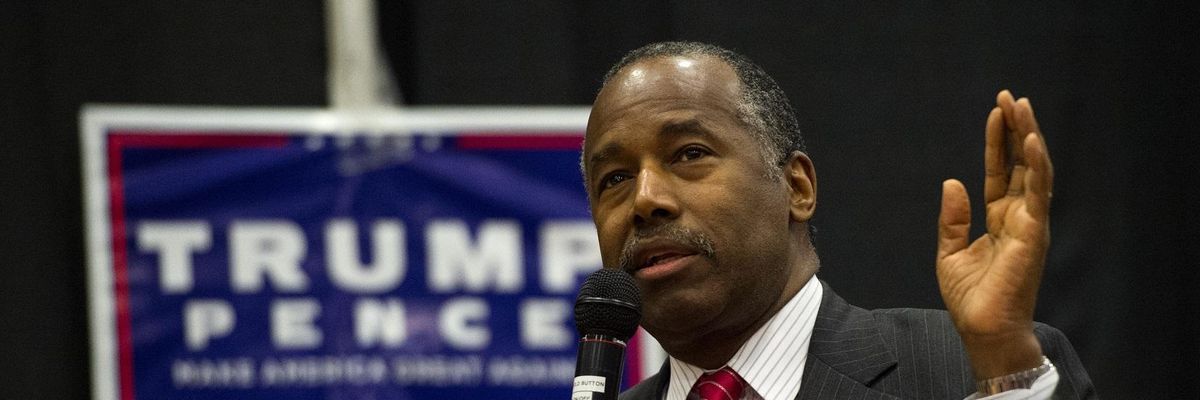 Carson's Cash: Highly Conservative Interests Have Fueled His Campaign and Kept Food on the Table