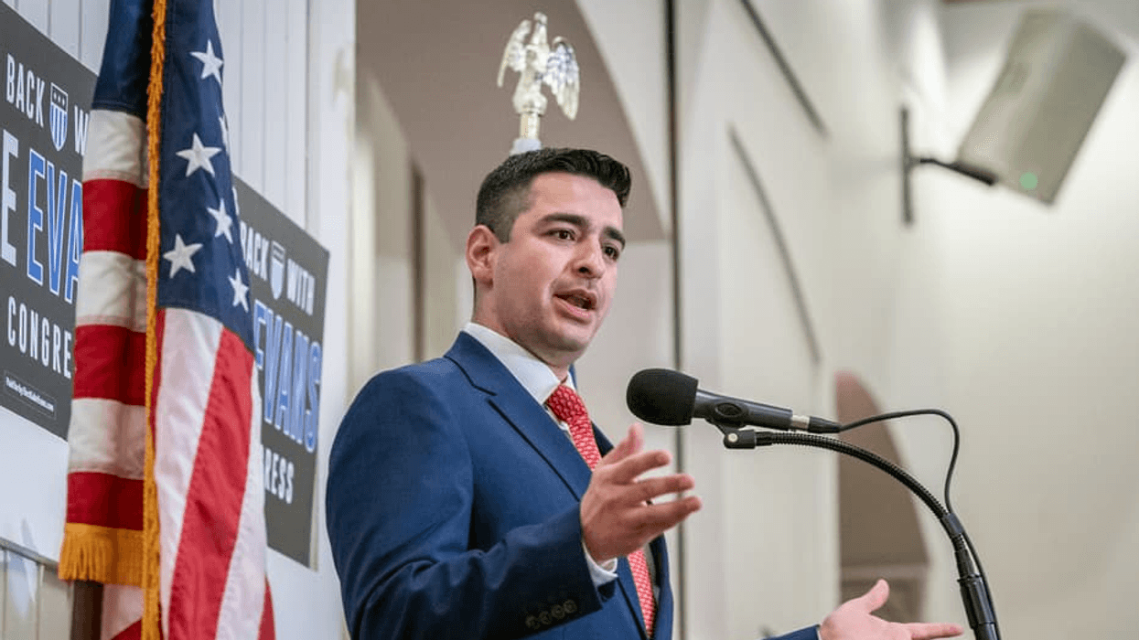 Republican candidate for Congress Gabe Evans,