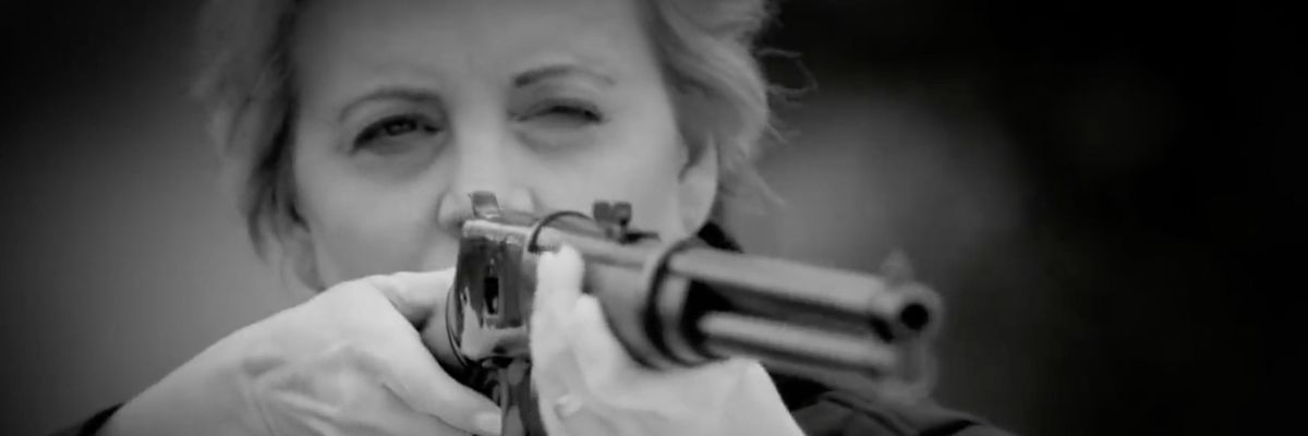 Republican fires gun