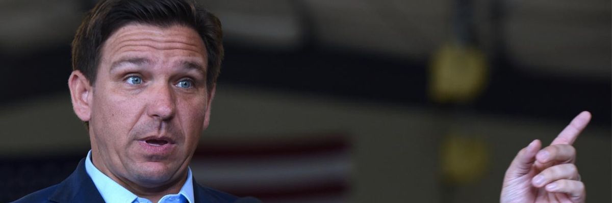 DeSantis Spars With Disney to Make Straight White Christians Think the GOP Is Protecting Their Kids