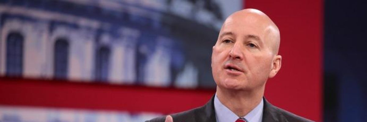 After Spending Big to Reinstate Death Penalty, Nebraska Gov. Brushes Aside Pope's Call, Pushes Forward With Plan for 'Experimental Execution'