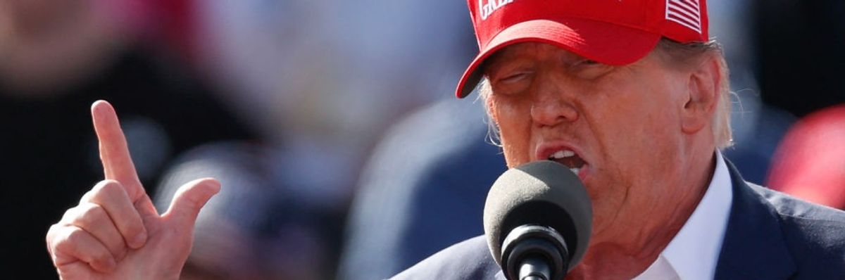 Republican presidential candidate Donald Trump