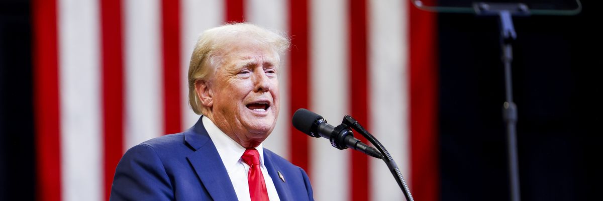 Republican presidential nominee and former U.S. President Donald Trump