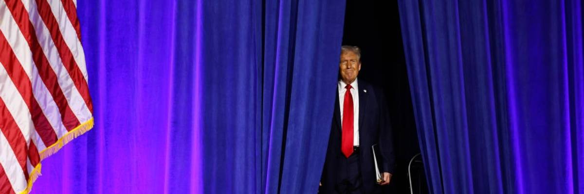 Republican Presidential Nominee Donald Trump Holds Election Night Event In West Palm Beach