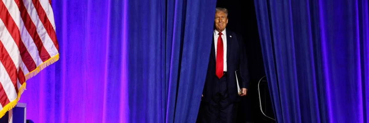 Republican Presidential Nominee Donald Trump Holds Election Night Event In West Palm Beach