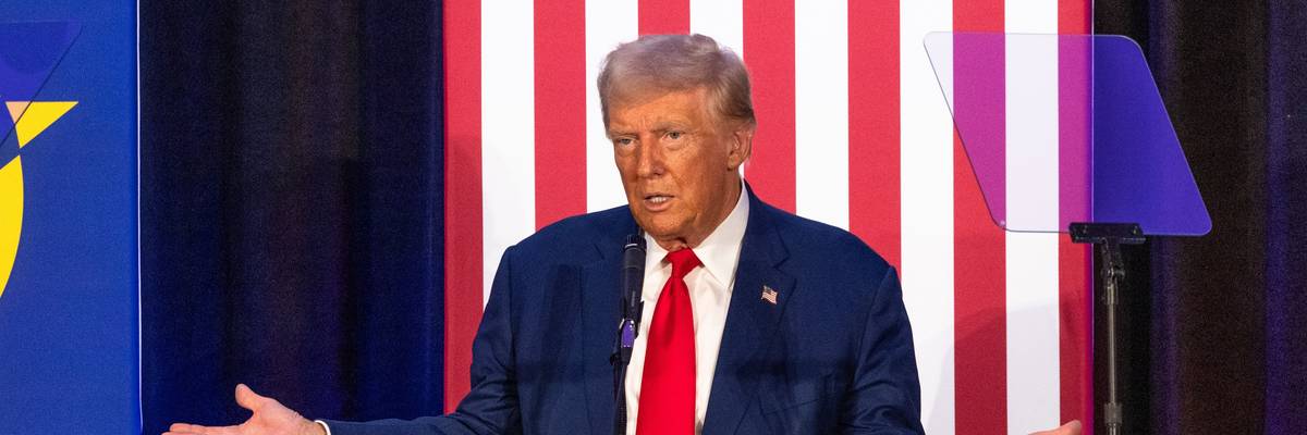 Republican presidential nominee, former U.S. President Donald Trump