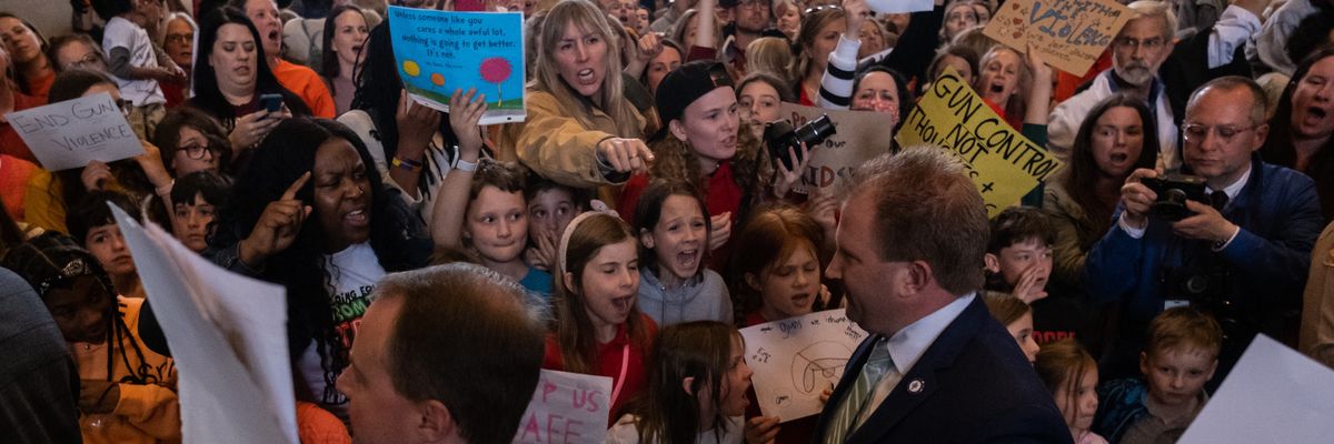 Republican state Rep. William Lamberth enters the House chamber