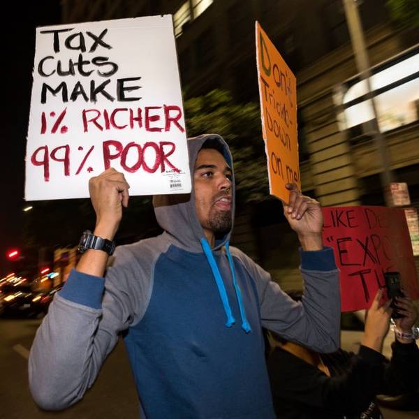 Republican Tax Bill Protest in Los Angeles