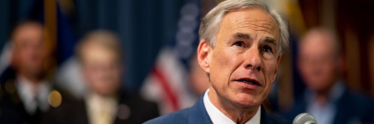 Republican Texas Gov. Greg Abbott