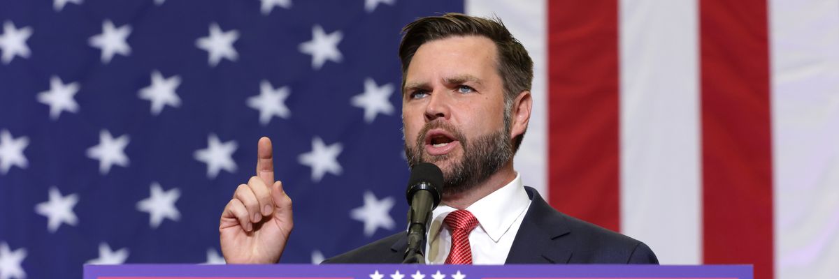 Republican vice presidential nominee and U.S. Sen. J.D. Vance